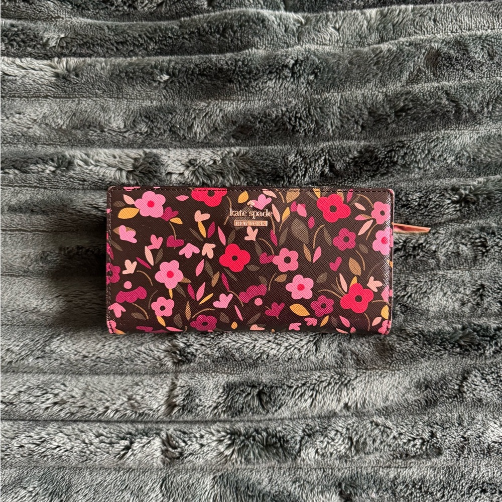 Kate Spade Floral Leather Wallet